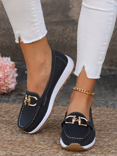 Rose | Flat Buckle Loafers