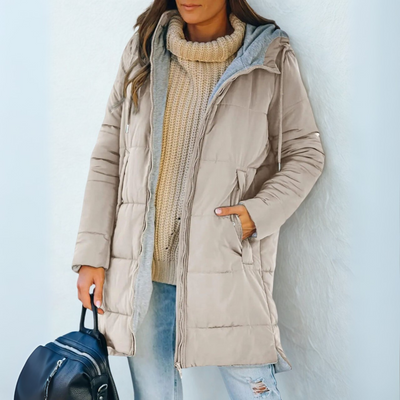 Daisy | Casual Hooded Puffer Down Jacket
