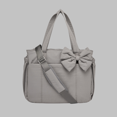 LEILANI™ - Chic Bow Laptop Friendly Puffy Handbag