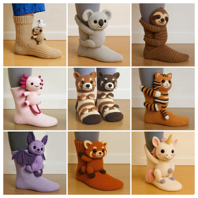 Vera | Cozy Animal Knit Socks