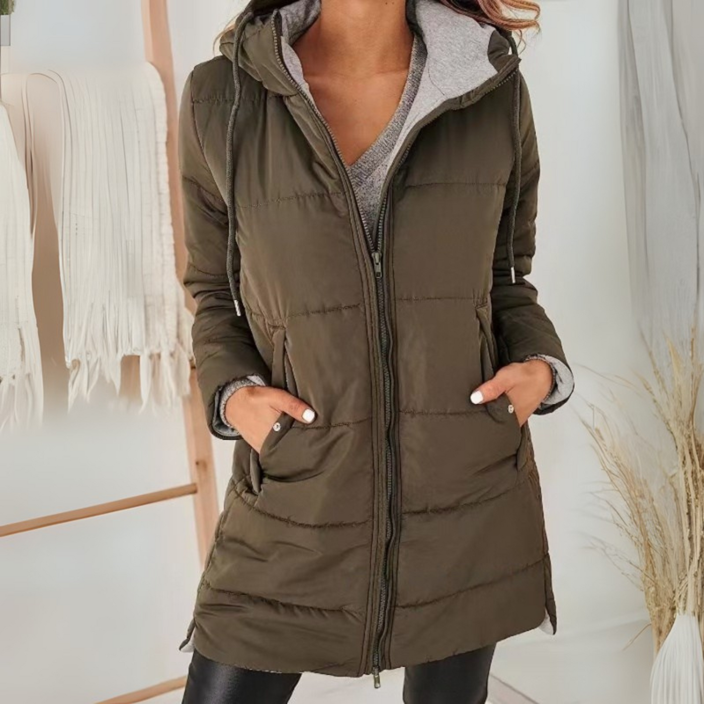 Daisy | Casual Hooded Puffer Down Jacket
