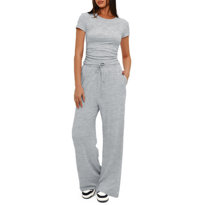 GLORIA™ – Cozy Bell Bottom Loungewear Set