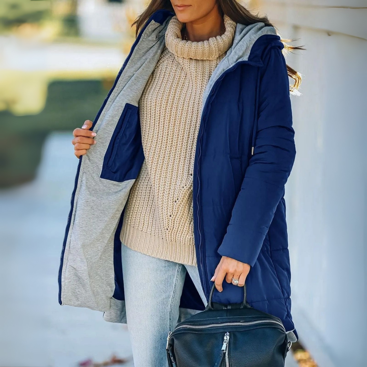 Daisy | Casual Hooded Puffer Down Jacket