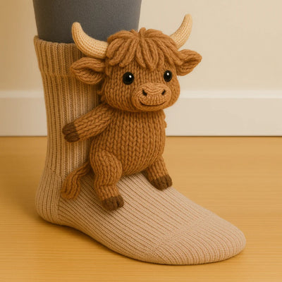 Vera | Cozy Animal Knit Socks