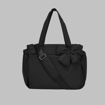 LEILANI™ - Chic Bow Laptop Friendly Puffy Handbag