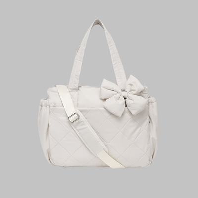 LEILANI™ - Chic Bow Laptop Friendly Puffy Handbag