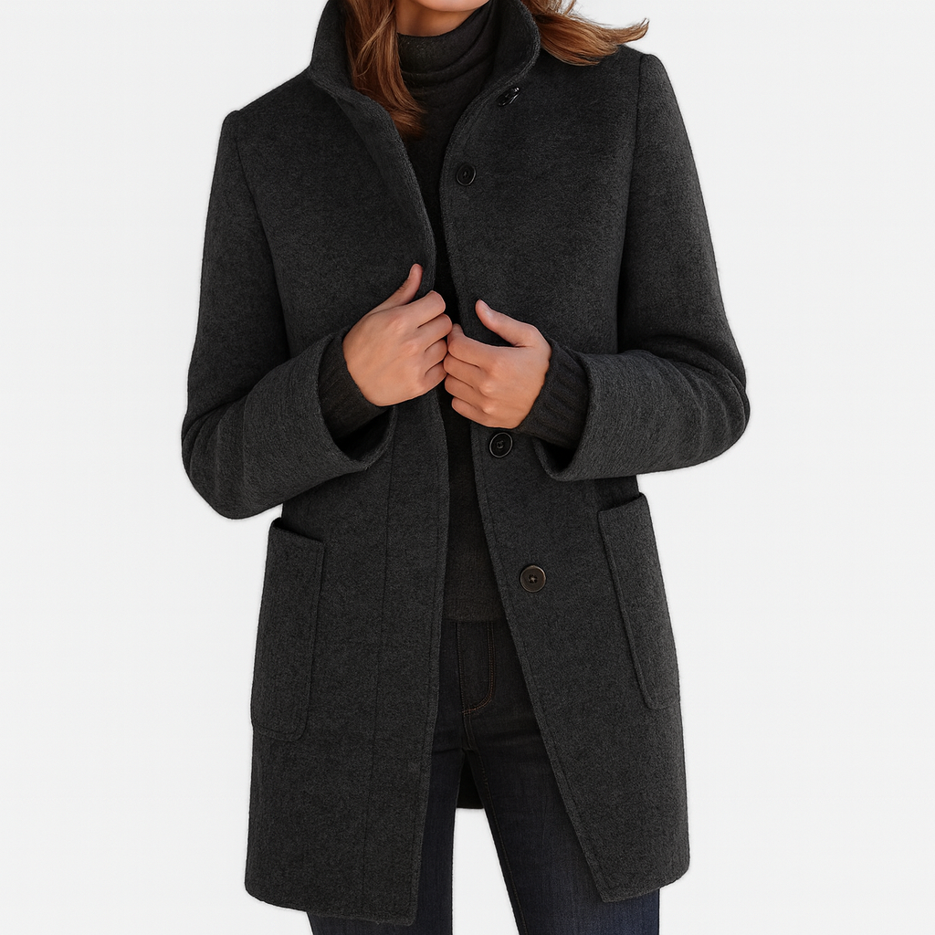 Julia | Ladies Coat with High Collar