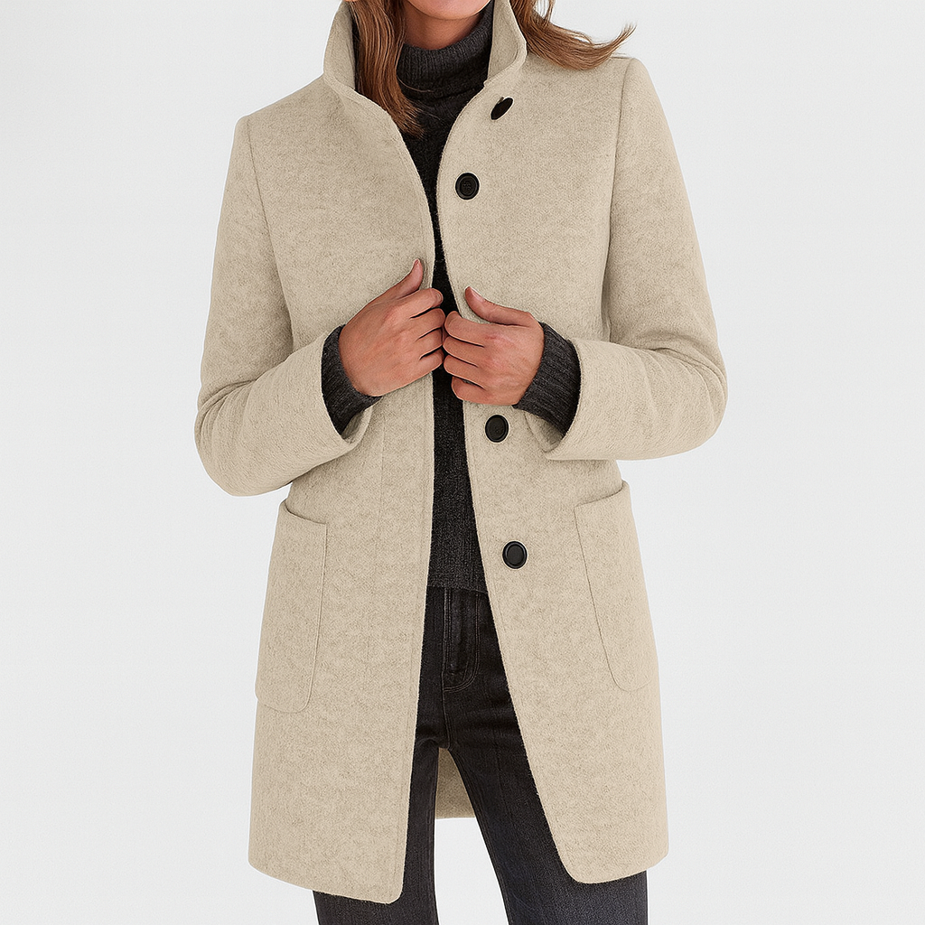 Julia | Ladies Coat with High Collar