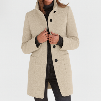 Julia | Ladies Coat with High Collar