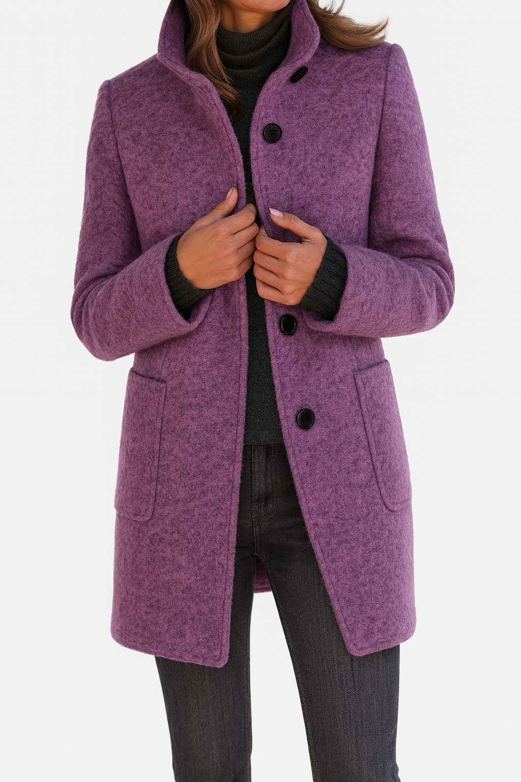 Julia | Ladies Coat with High Collar