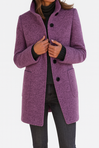 Julia | Ladies Coat with High Collar