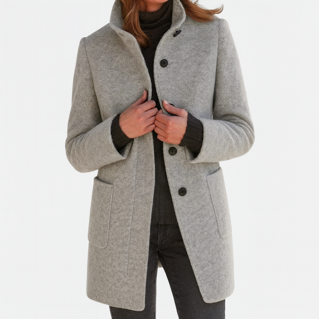 Julia | Ladies Coat with High Collar