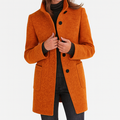 Julia | Ladies Coat with High Collar