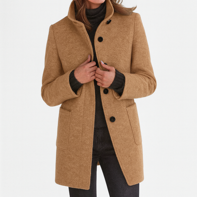 Julia | Ladies Coat with High Collar