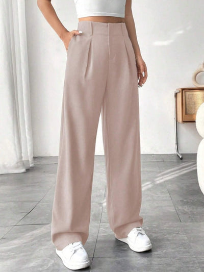 BELISIMA™ – Elegant Pleated Wide-Leg Office Trouser