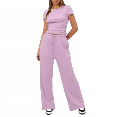 GLORIA™ – Cozy Bell Bottom Loungewear Set