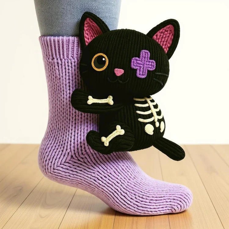 Vera | Cozy Animal Knit Socks